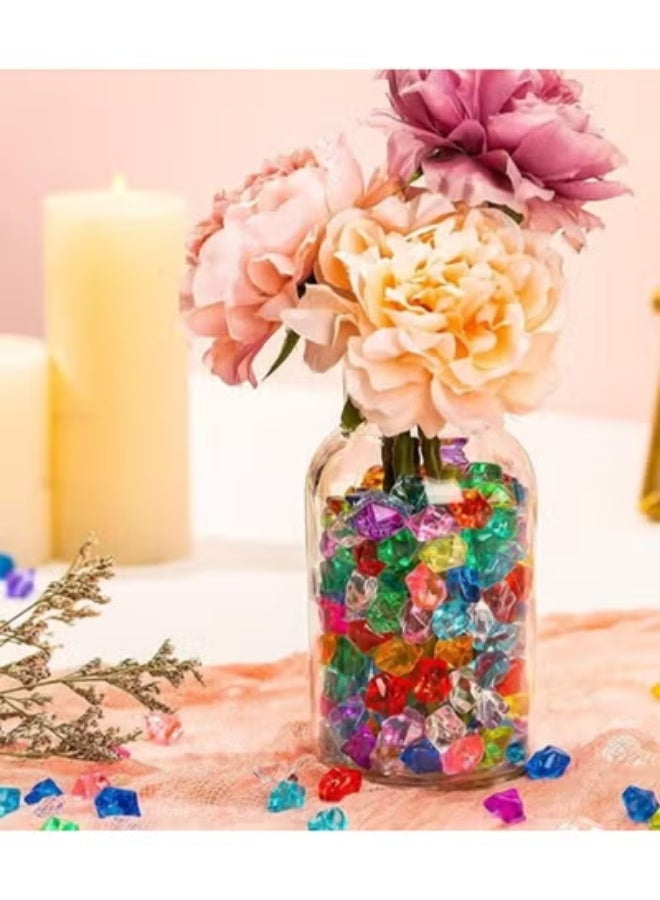 EETU 500 grams Vase Fillers,Rainbow Acrylic Fake Crystal Jewels Gems for Wedding Table Scatters and Centerpieces Decoration - Image 4